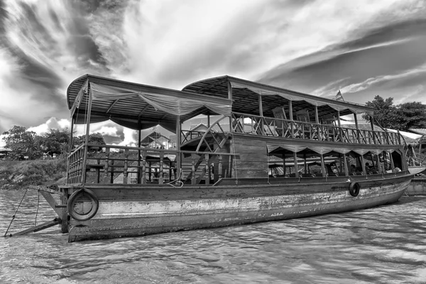 Sjön Tonle Sap Combodia 2017 Chong Knies Village Tonle Sap — Stockfoto