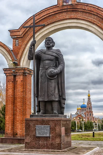 Пам'ятник князю Володимиру — стокове фото