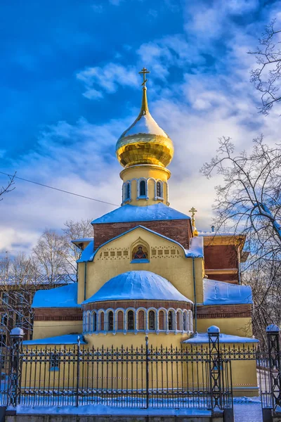 Ρωσία, Αγία Πετρούπολη, 04,12,2016 εκκλησία της μεσιτείας της — Φωτογραφία Αρχείου