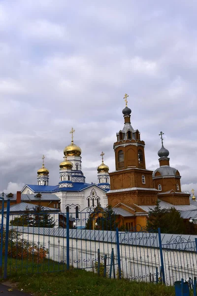 Rusia Tsivilsk 2017 Monasterio Tikhvin Bogorodichny Uspensky Monasterio Mujeres Ortodoxas — Foto de Stock
