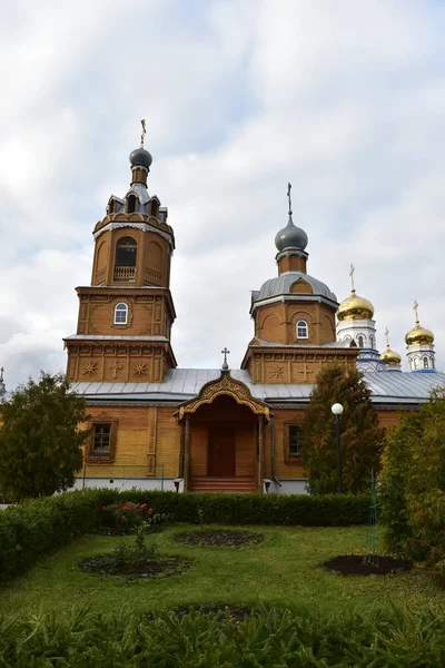 Russland Tsivilsk 2017 Tikhvin Bogorodichny Uspensky Kloster Ist Ein Orthodoxes — Stockfoto