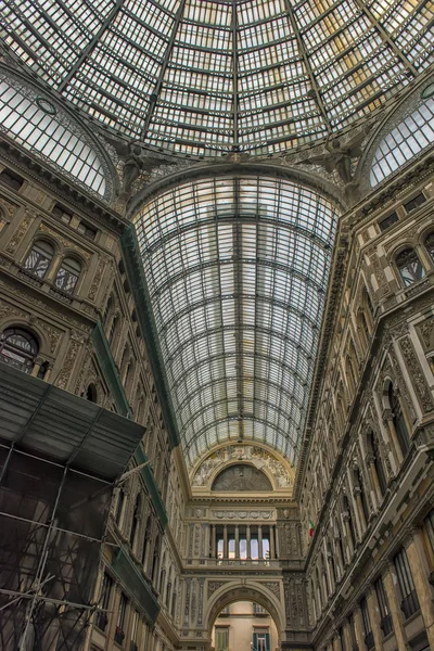 Italia Napoli 2018 Dettaglio Shopping Pubblico Galleria Arte Galleria Umberto — Foto Stock