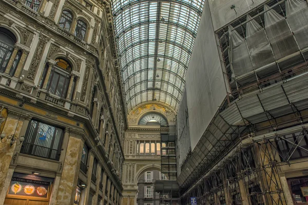 Italia Napoli 2018 Dettaglio Shopping Pubblico Galleria Arte Galleria Umberto — Foto Stock