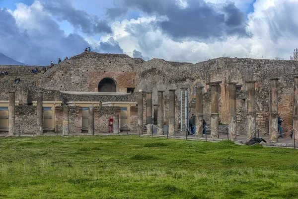 Italia Pompeya 201 Pompeya Una Antigua Ciudad Romana Muerta Por — Foto de Stock