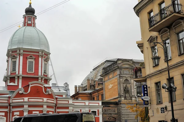 Rosja Sankt Petersburg 2013 Kościół Panteleima Ulicy Pestel — Zdjęcie stockowe