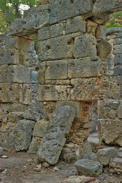 องเก Phaselis ในอ ลยา ประเทศต ประว ศาสตร โบราณคด — ภาพถ่ายสต็อก