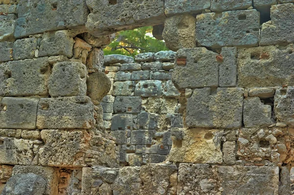 Eski Kasaba Phaselis Antalya Türkiye Arkeoloji Arka Plan — Stok fotoğraf