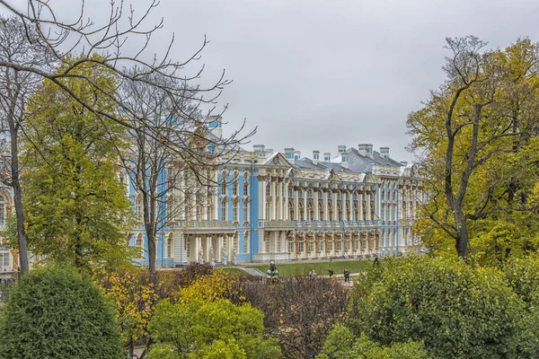 Petersburg Rússia 2016 Palácio Catherine Pushkin Garden Tsarskoe Selo — Fotografia de Stock