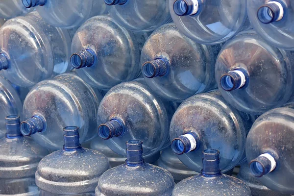 Empty plastic bottles — Stock Photo, Image