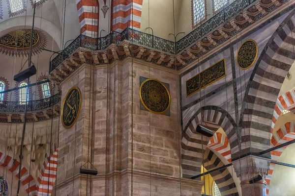 Süleymaniye Camii (Süleymaniye Camisi), IST bir iç görünüm — Stok fotoğraf