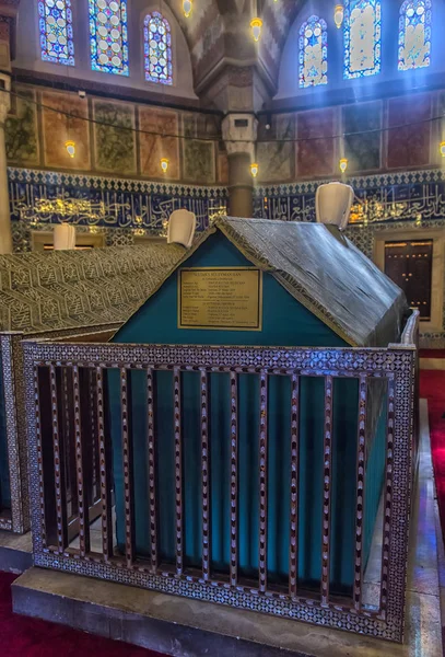 Hrobka turecký sultán Suleyman v Istanbulu, Turecko — Stock fotografie