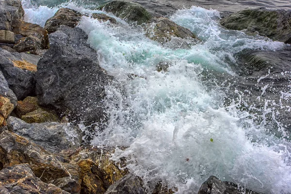 Stenen en water surfen — Stockfoto