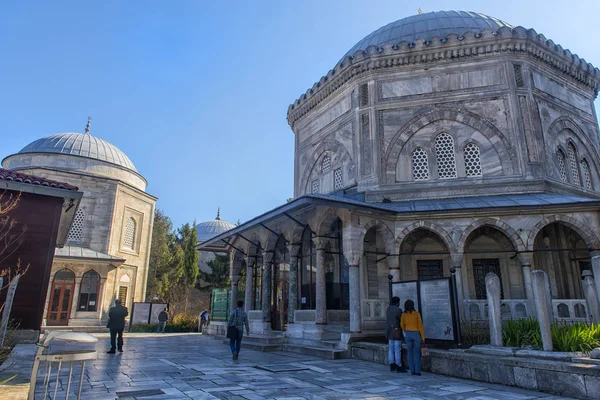 Istanbul Türkei 2018 Grab Des Legendären Türkischen Sultans Suleyman Und — Stockfoto