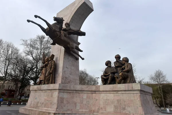 Turkey Istanbul 2018 Memorial Sultan Mehmed Faith Park Istanbul Turkey — Stock Photo, Image