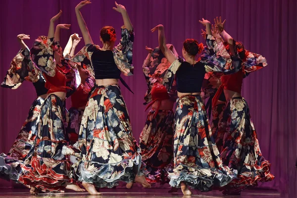 Russia San Pietroburgo 2016 Open Dance Festival 2016 Gruppo Danza — Foto Stock