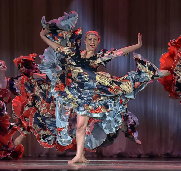 Russia Petersburg 2016 Open Dance Festival 2016 Children Dance Group — Stock Photo, Image