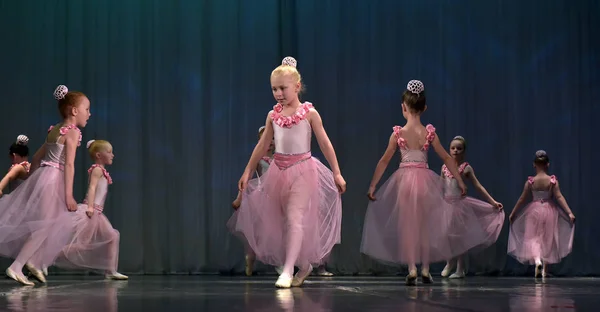 Russia Petersburg 2016 Open Dance Festival 2016 Children Dance Group — Stock Photo, Image