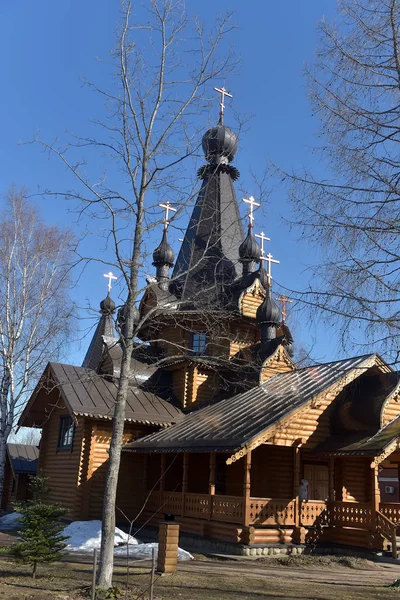Ορθοδόξου Ρωσικής Εκκλησίας ξύλινα — Φωτογραφία Αρχείου