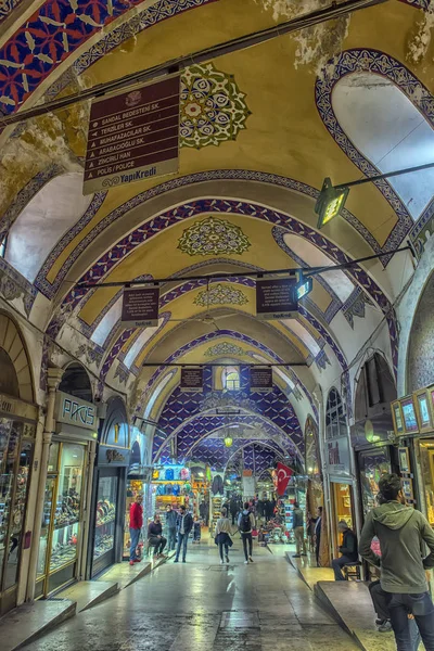 Турция Стамбул 2018 Знаменитый Стамбульский Рынок Grand Bazaar — стоковое фото