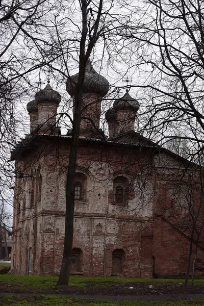 Oroszország Veliky Novgorod 2015 Dukhov Kolostor Egy Ortodox Kolostor Veliky — Stock Fotó