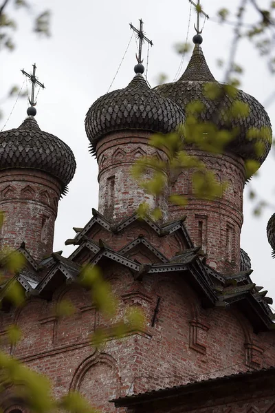 Rússia Veliky Novgorod 2015 Mosteiro Dukhov Mosteiro Ortodoxo Veliky Novgorod — Fotografia de Stock
