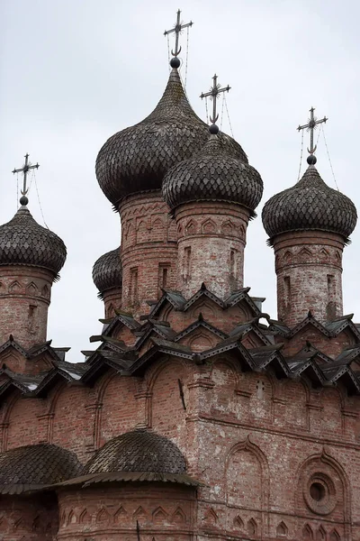 Rússia Veliky Novgorod 2015 Mosteiro Dukhov Mosteiro Ortodoxo Veliky Novgorod — Fotografia de Stock