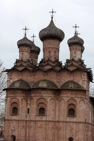 Rosja Veliky Novgorod 2015 Dukhov Klasztoru Klasztor Prawosławny Wielkim Nowogrodzie — Zdjęcie stockowe