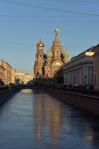 Russia Petersburg 2015 Griboedov Canal Savior Blood — Stock Photo, Image