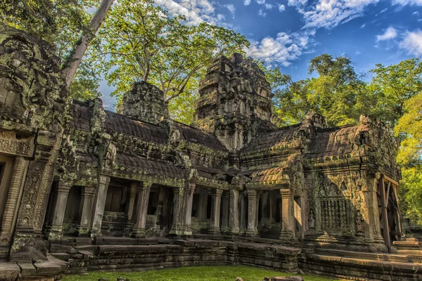 Siem Reap Cambodja 2017 Prohm Onderdeel Van Khmer Tempel Complex — Stockfoto