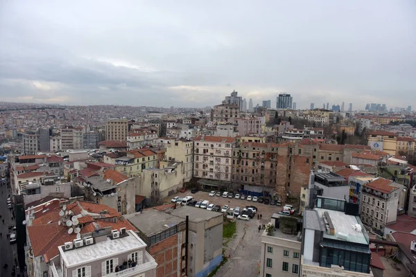 View of the city from the height of the Galata Tower — Stock Photo, Image