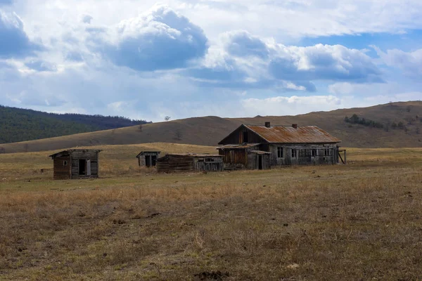 Abandoned state farm — Stock Photo, Image