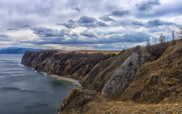 Kap Baikal Frühling Mai Olchon — Stockfoto