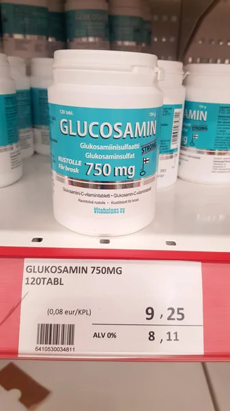 Glucosamina para venda num supermercado — Fotografia de Stock