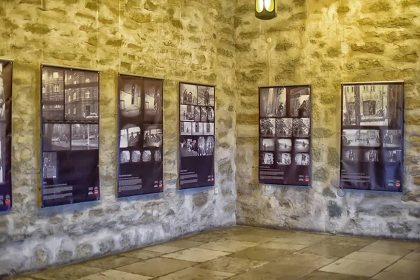 Interior del Castillo de Narva / Castillo de Herman - un castillo medieval en — Foto de Stock