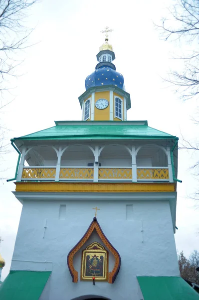 A Assunção Sagrada Mosteiro de Pskov-Pechersky — Fotografia de Stock