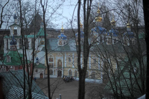 The Holy Assumption Pskov-Pechersky Monastery — Stock Photo, Image