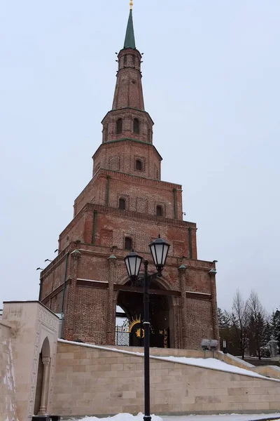 Kazan winter landscape af the Kazan Kremlin — Stock Photo, Image