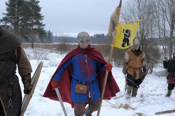 O festival é uma reconstrução histórica da Era Viking em — Fotografia de Stock