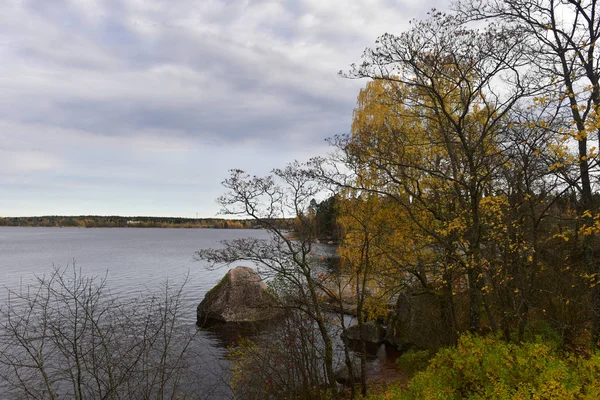 Mon Repos Parque Paisaje Rocoso Orilla Bahía Vyborg Bay Parte —  Fotos de Stock