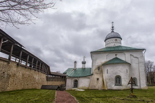 Izborsk Russia 2017 Nicholas Cathedral Izborsk Fortress — Stock Photo, Image