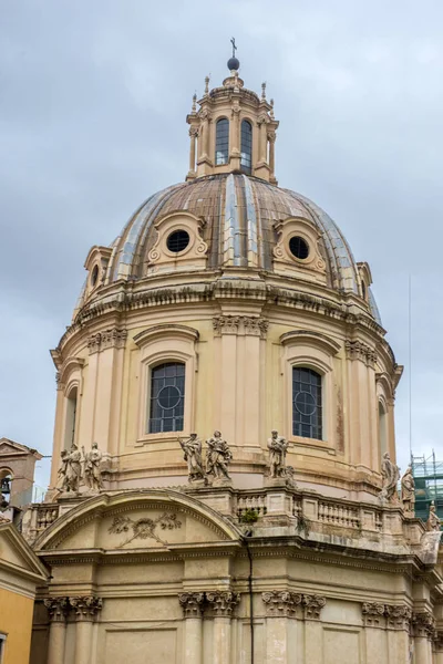 Itália Roma 2018 Igreja Santo Nome Maria Fórum Trajano — Fotografia de Stock