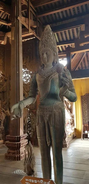 Tailândia Pattaya 2018 Santuário Verdade Uma Construção Templo Pattaya Tailândia — Fotografia de Stock