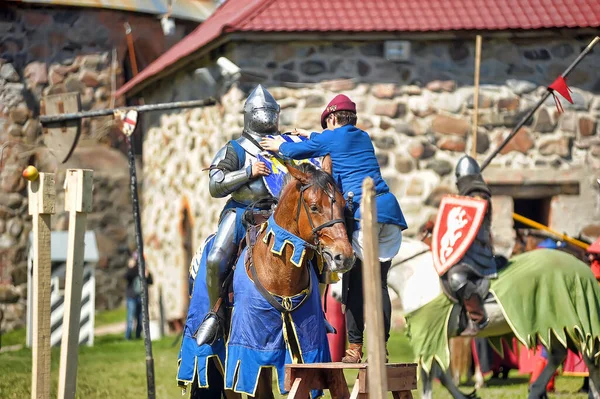 Russia Vyborg 2011 Festival Historical Reconstruction Middle Ages Vyborg Castle — Stock Photo, Image