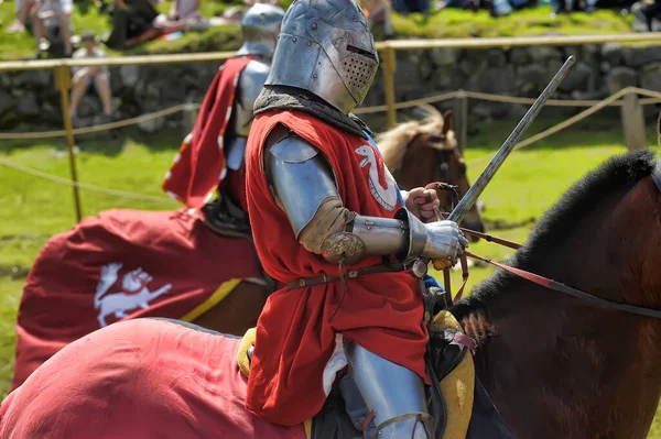 Rosja Wyborg 2011 Festiwal Historycznej Odbudowy Zamku Vyborg Średniowieczu — Zdjęcie stockowe