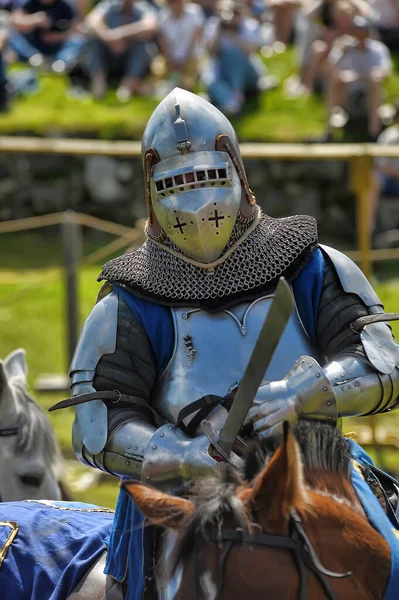 Rosja Wyborg 2011 Festiwal Historycznej Odbudowy Zamku Vyborg Średniowieczu — Zdjęcie stockowe