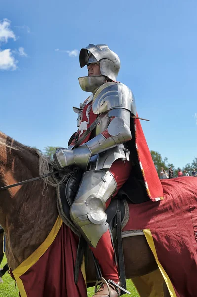 Rosja Wyborg 2011 Festiwal Historycznej Odbudowy Zamku Vyborg Średniowieczu — Zdjęcie stockowe