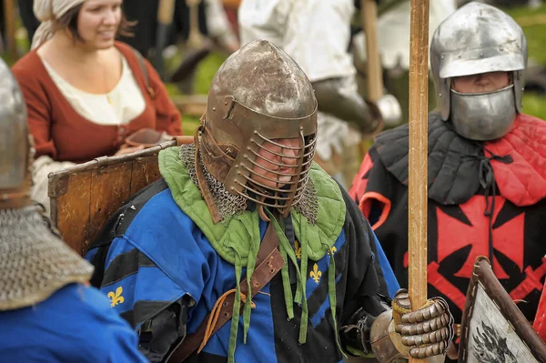 Russie Vyborg 2011 Festival Reconstruction Historique Château Vyborg Moyen Âge — Photo