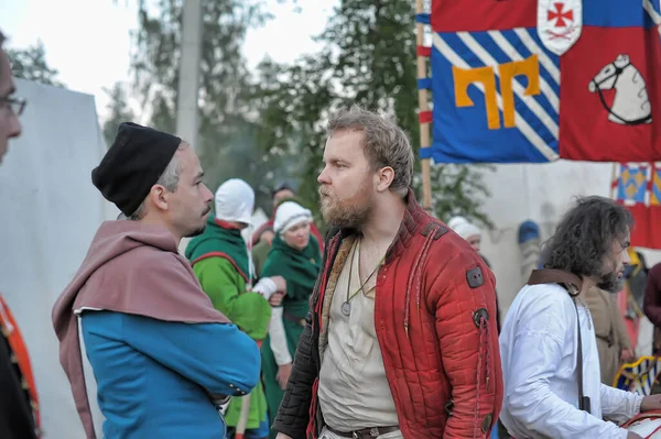 Rusko Vyborg 2011 Festival Historické Rekonstrukce Středověku Vyborský Hrad — Stock fotografie