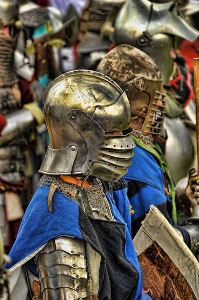 Russland Wyborg 072011 Ritter Militäruniformen Beim Festival Der Historischen Rekonstruktion — Stockfoto