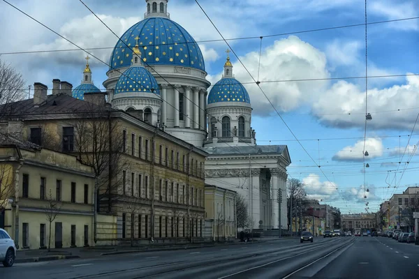 Ryssland Sankt Petersburg 2020 Tomma Gator Centrum Karantänen Grund Coronavirusepidemin — Stockfoto